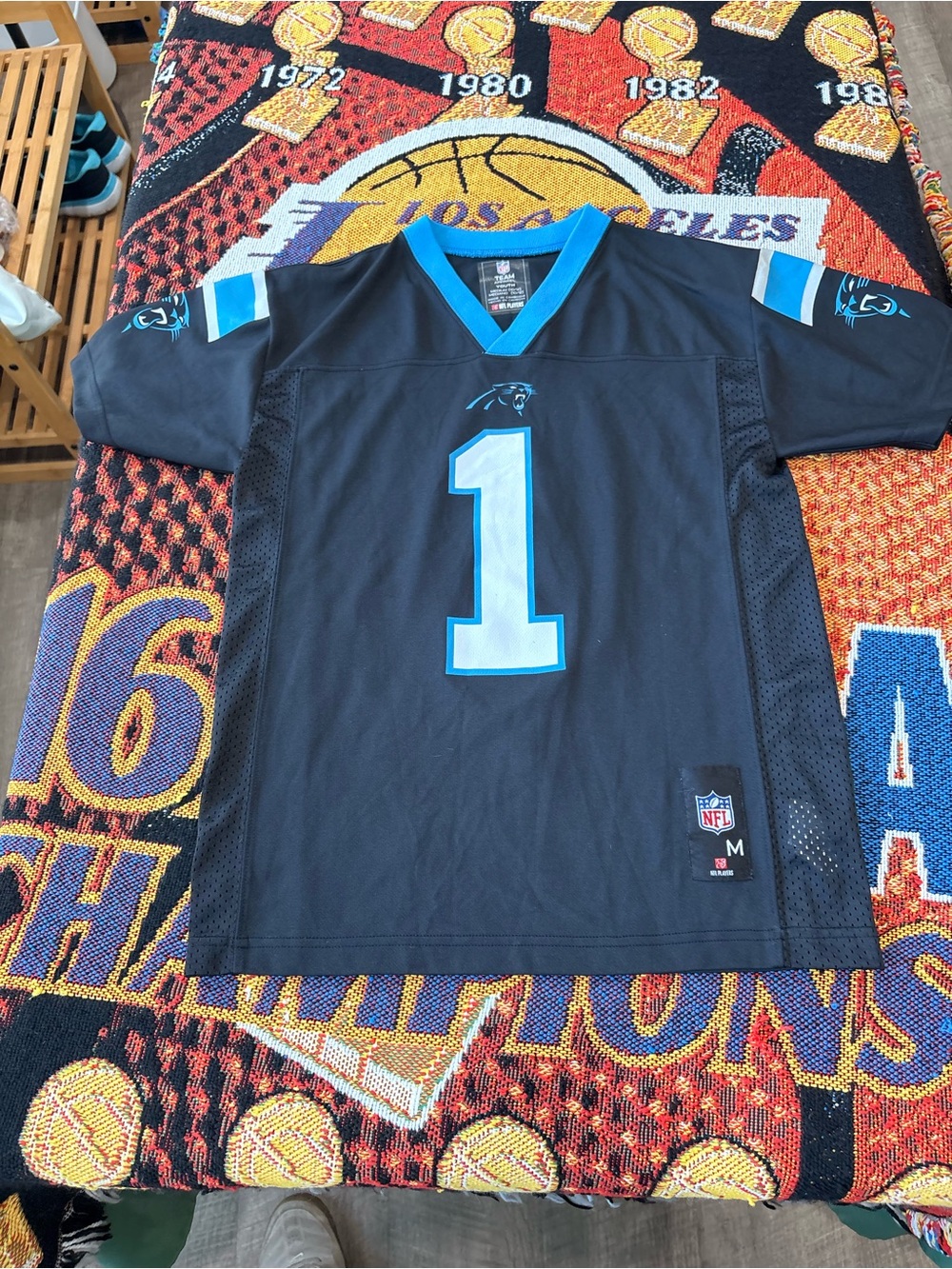 NFL Carolina Panthers Cam Newton Jersey youth medium